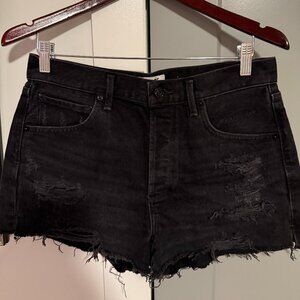 AGOLDE black denim shorts NEVER WORN